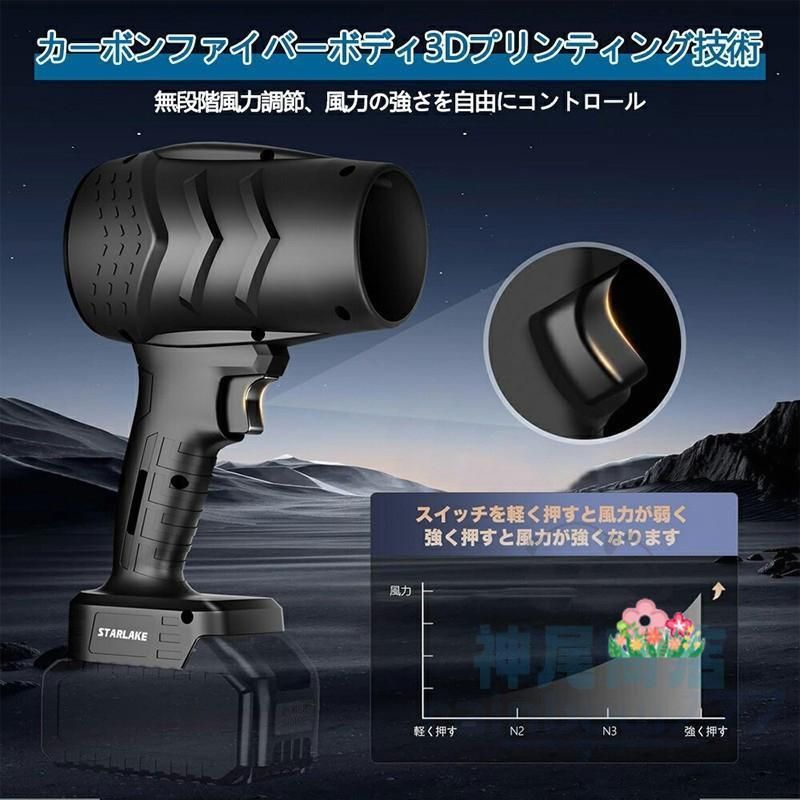 無段階変速 ブロワー充電式