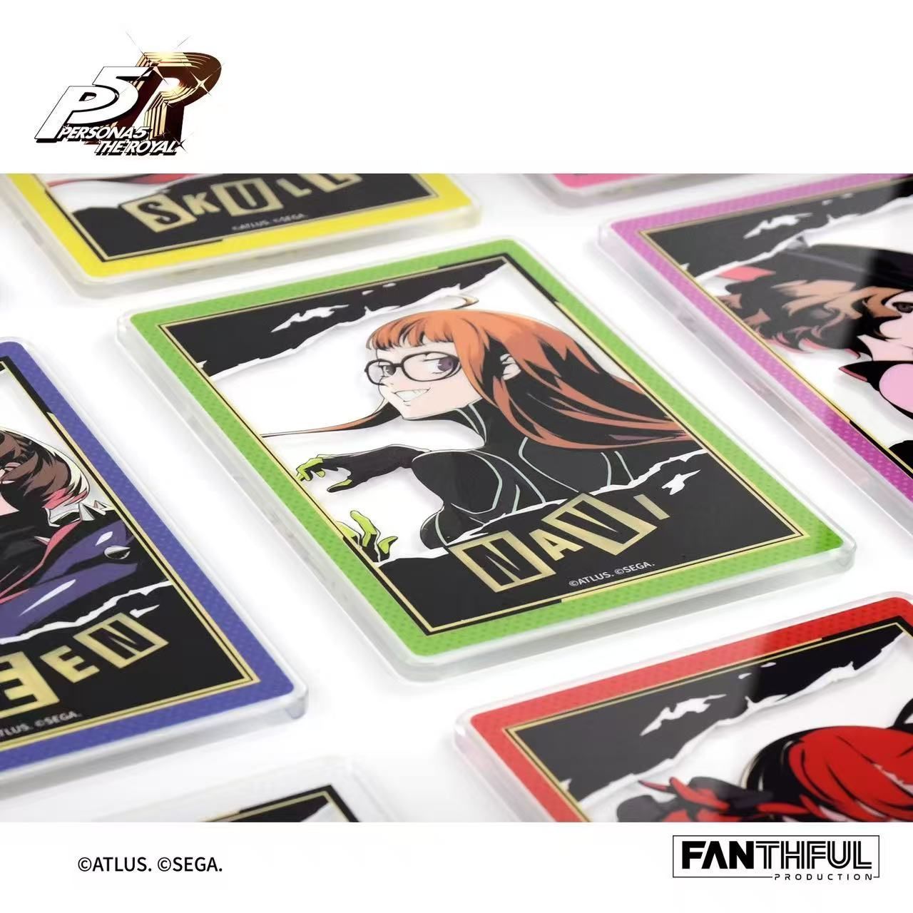 中国限定 ペルソナ5 SEGA アクリル製 フォトカード 全種セット
