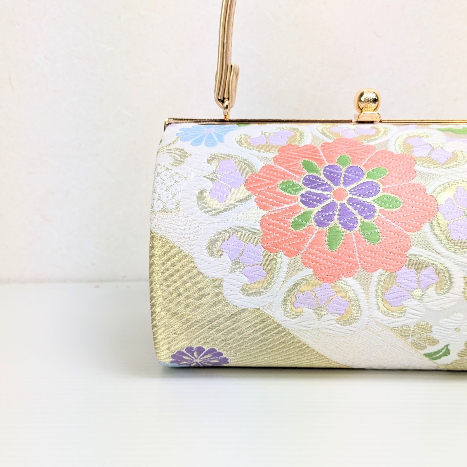 和装 草履バッグセット フォーマル 帯地 シルバー フリーサイズ u24