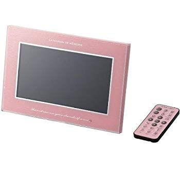 【】ELECOM デジタルフォトフレーム “LA MAISON DE MEMOIRE “プレシャスシーン 7インチワイド 解像度800×480 ピンク DPF-D7WS11PN tf8su2k