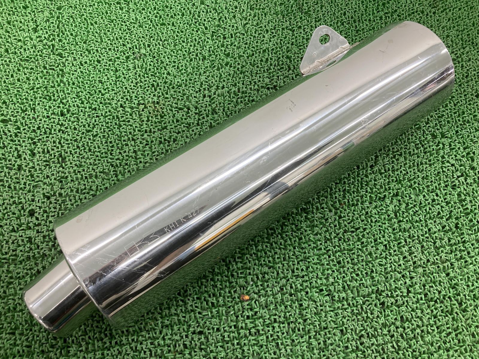 ZRX1200R サイレンサーマフラー K427 カワサキ 純正 中古 バイク 部品 ZR1200A コケキズ無し 機能上問題なし 品薄 希少品 車検 Genuine