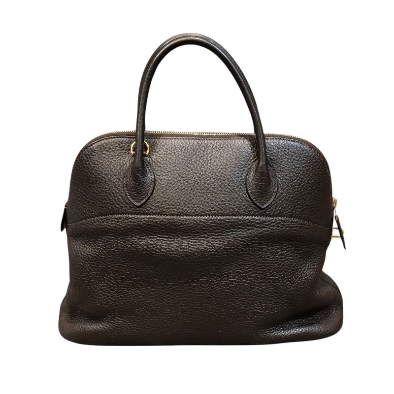 エルメス HERMES ボリード35 □G刻印 ショコラ ゴールド金具