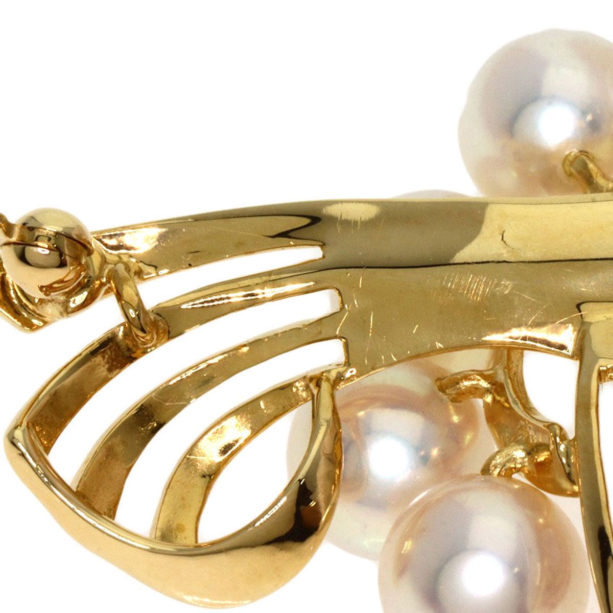 ❥専用のお品です❥ミキモトパールK18アンブレラブローチ ミキモト ブローチ 傘 K18 パール MIKIMOTO アンブレラ ピン