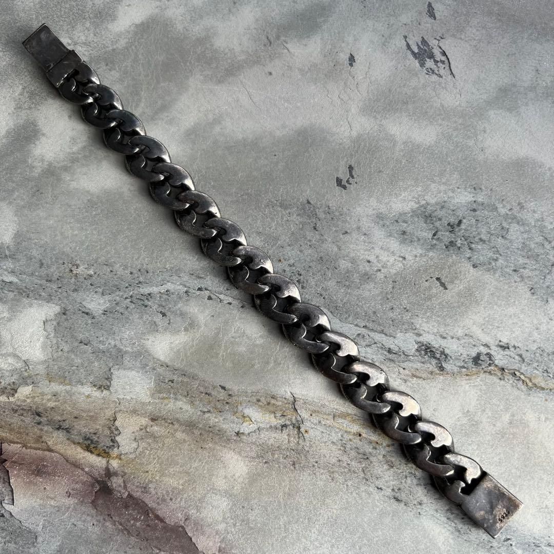 ヴィンテージトライバル チェーン シルバー ブレスレット VINTAGE