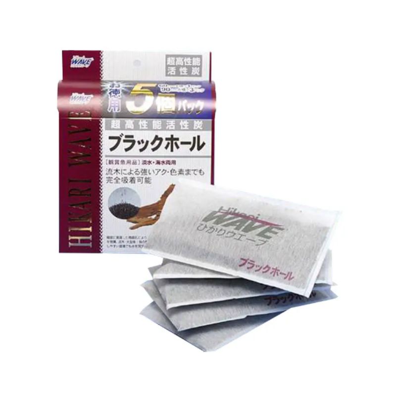 キョーリン ひかりウェーブ ブラックホール 徳用５個×20袋セット 活性炭 超高性能活性炭 淡水 海水 両用 水質調整剤 大容量 まとめ買い お徳用 業務用