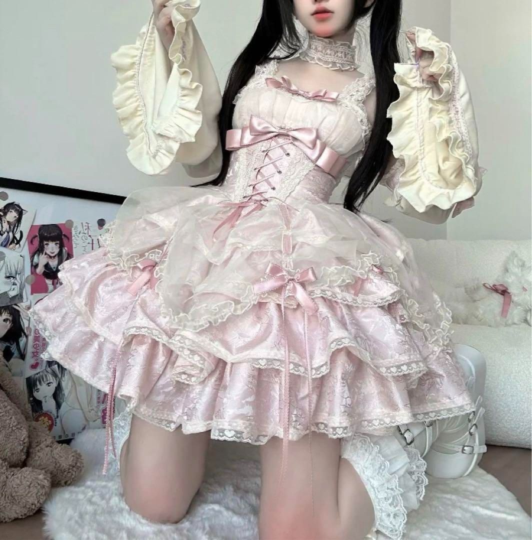 ゴスロリ ロリータ アイドル ゴシック プリンセスドレス コスプレ コスチューム ゴスロリ ロリータ アイドル ゴシック プリンセスドレス