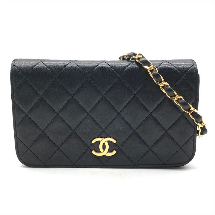 CHANEL ミニミニマトラッセ ココマーク バッグチャーム ラムスキン　黒 美品 CHANEL シャネル ココマーク ミニ マトラッセ プッシュ