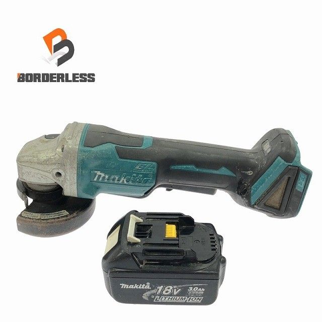 品 makita マキタ 18V 100mm 充電式ディスクグラインダー GA408D バッテリ1個 18V3.0Ah 付 コードレス ディスクサンダー
