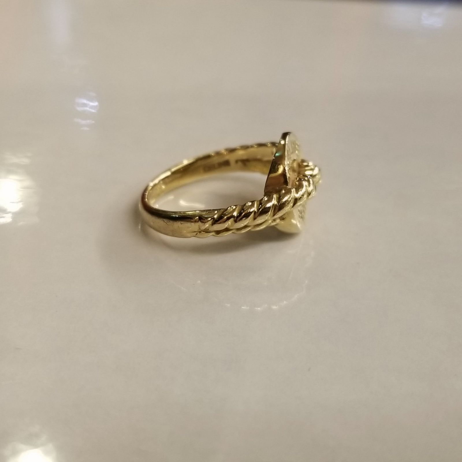 CELINE vintage サークルリング K18 750刻印 セリーヌ