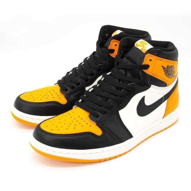 新品 NIKE ナイキ スニーカー エアジョーダン 1 レトロ ハイ OG メンズ カジュアル シューズ Air Jordan 1 Retro High OG Taxi Yellow Toe 555088-711 メンズ レディース 男女兼用 並行輸入品