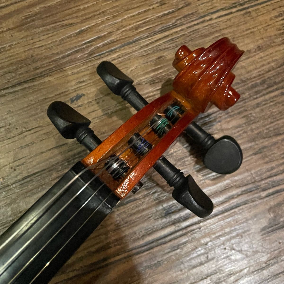 No Brand 4/4 Violin バイオリン ノーブランド エレキバイオリン 4