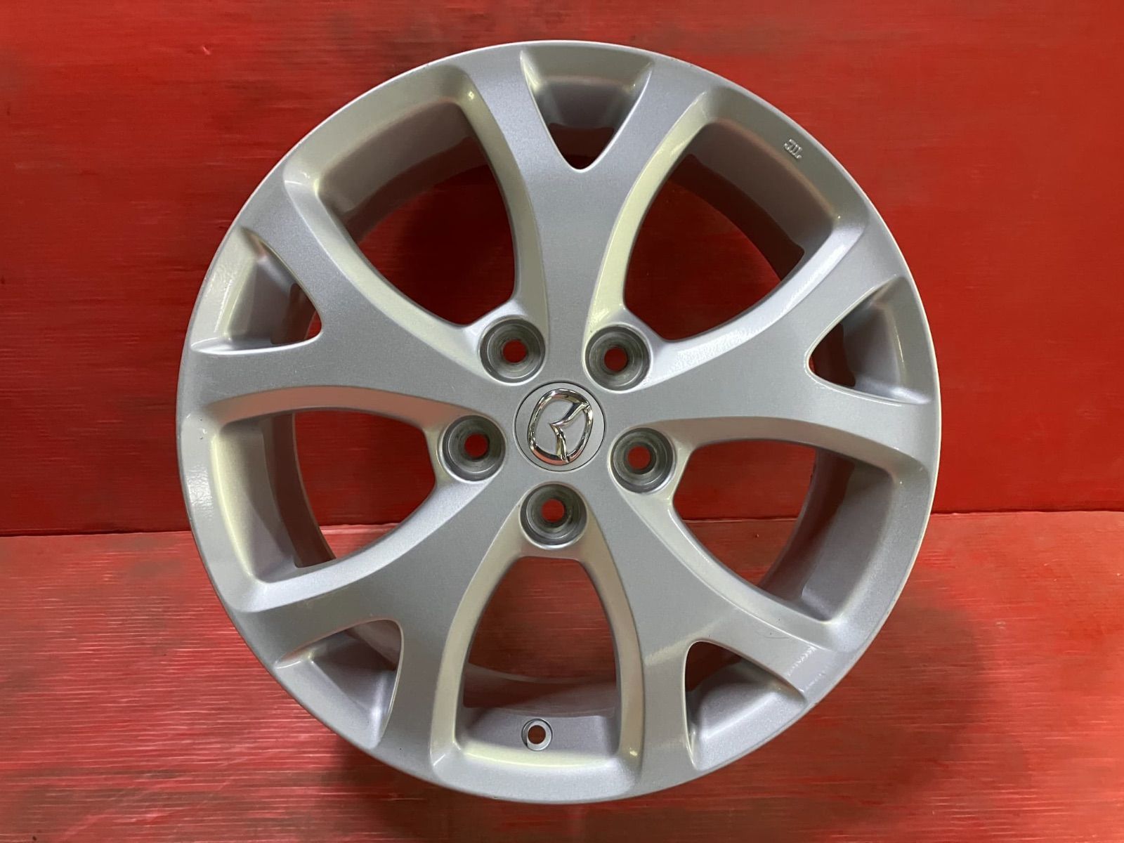 ホイール 17x6.5 52.5 114.3 5H マツダ アクセラ23S純正 4本SET