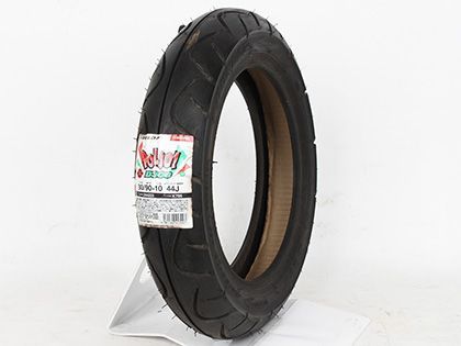 DUNLOP　80/90-10 44J POLSO D306 TLタイヤ 1本 訳有特価品（現品限り）(#00613233)