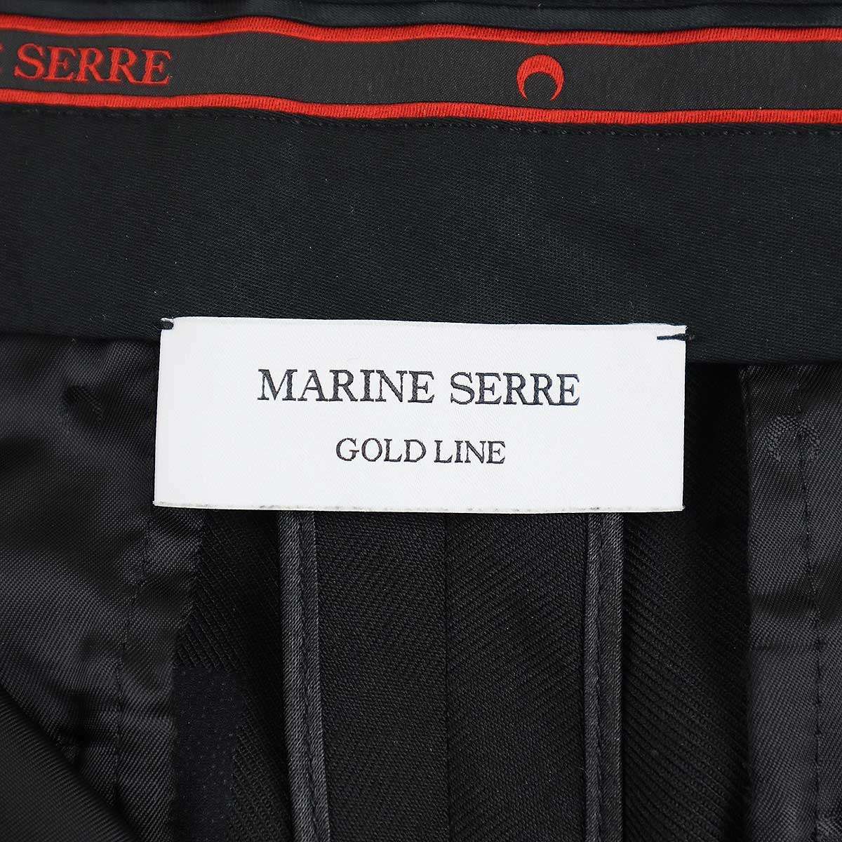 Marine Serre マリーン セル 23AW Contrast Stitching Trousers 