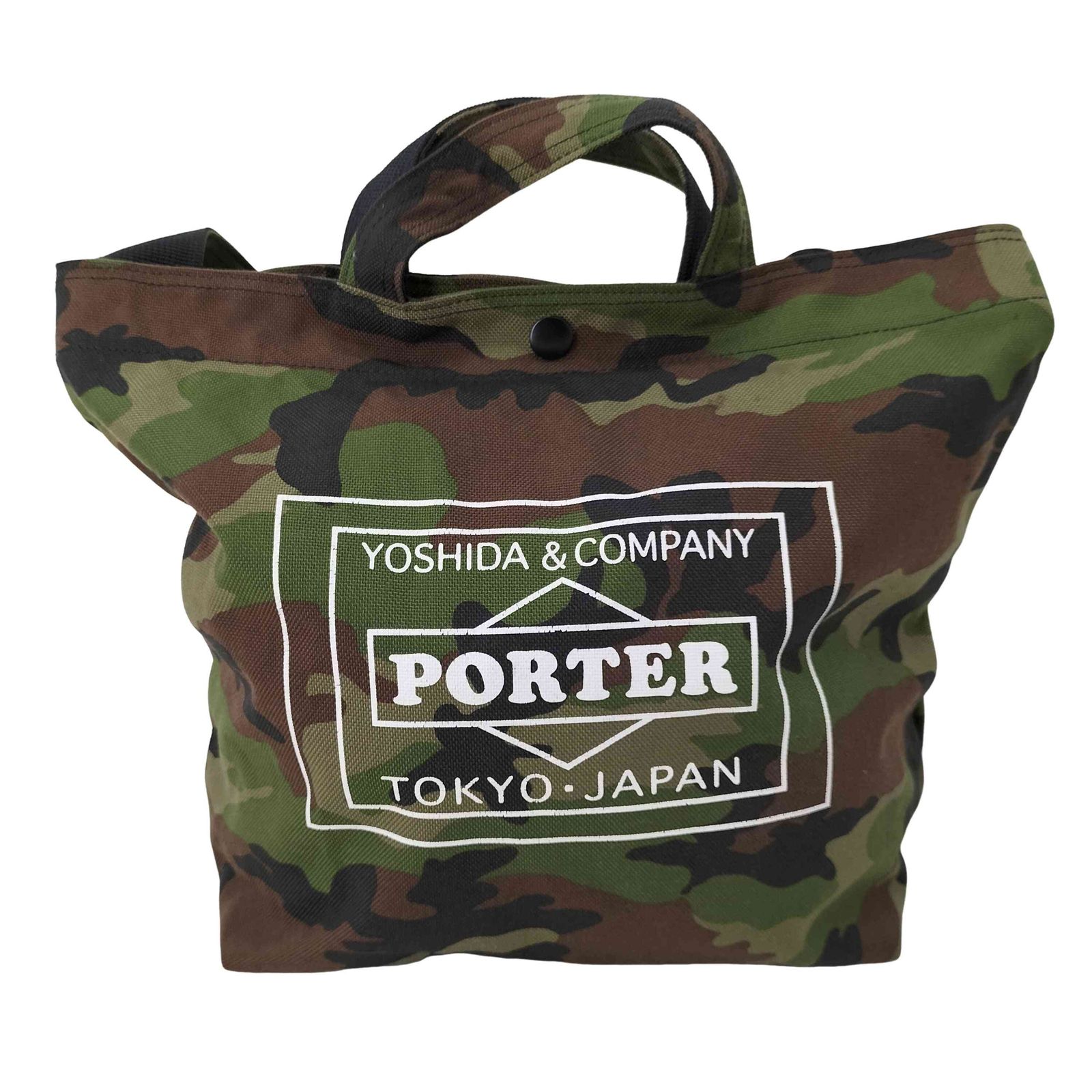 ポーター PORTER ロゴプリント迷彩トートバッグ メンズ 表記無 