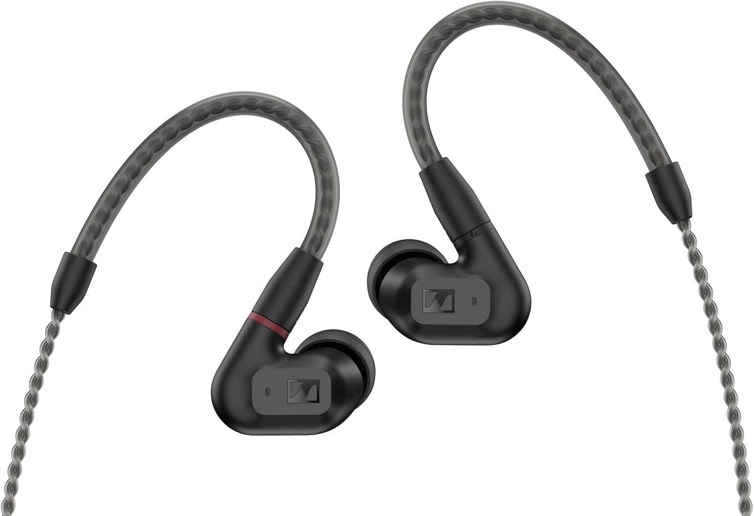 ゼンハイザー Sennheiser イヤホン 有線 IE 200 ブラック ダイナミック カナル型 オーディオファイル ゲーミング TrueResponseトランスデューサー ブレードケーブル イヤーフック イヤフォン