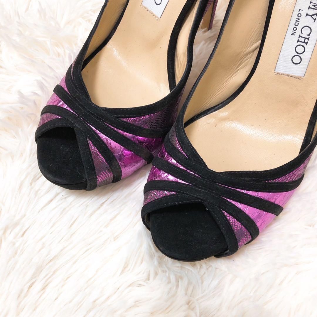  JIMMY CHOO ジミーチュウ ハイヒール パンプス ピンク ラメ ハイヒール パンプス パンプス