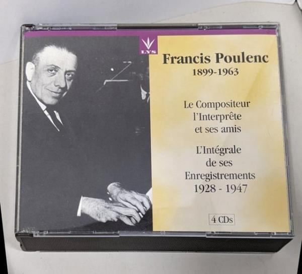 【中古CD】Poulenc:3 Mouvements Perprtuel／Poulenc/Bernac/Croiza/Peignot/プーランク 中古CD】Poulenc:3 Mouvements Perprtuel／Poulenc/Bernac