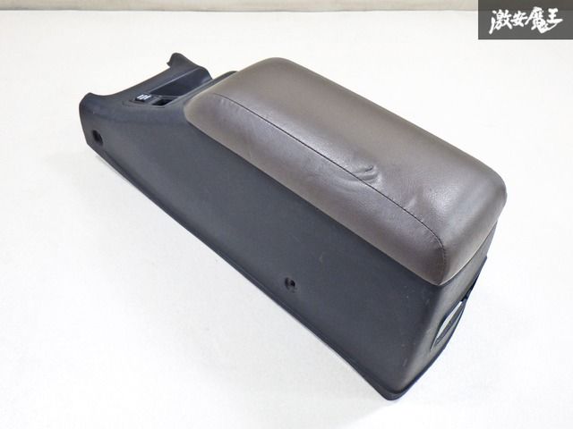 破損無し日産純正 C33 ローレル センターコンソール 小物入れ 肘置き 茶色 A31 セフィーロ等 NISSAN 即納 棚27-1