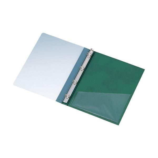 （まとめ）リヒトラブ カルテブック（クリヤー）A4タテ 4穴 背幅28mm ブルー HB417-1 1冊〔×2セット〕 まとめ）リヒトラブ カルテブック（クリヤー）A4タテ 4穴 背幅28mm