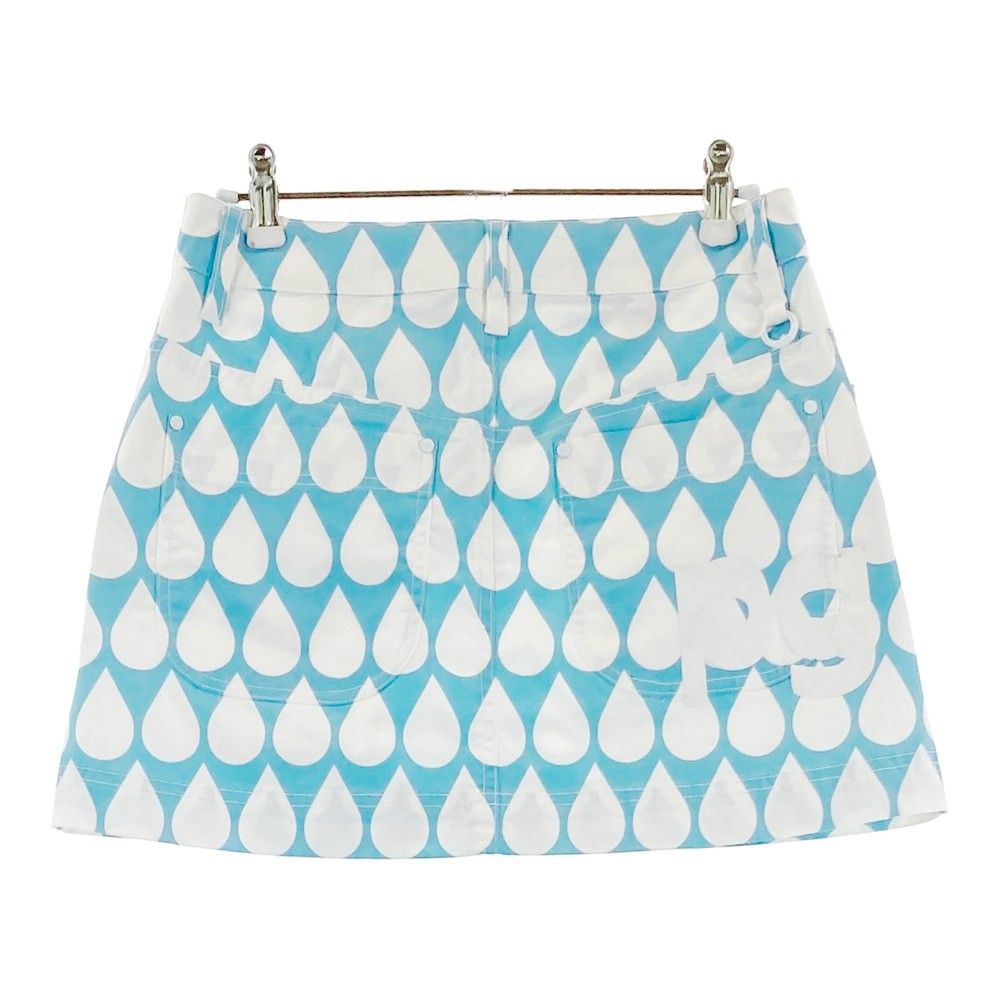 サイズ：0 PEARLY GATES パーリーゲイツ スカート 総柄 ブルー系