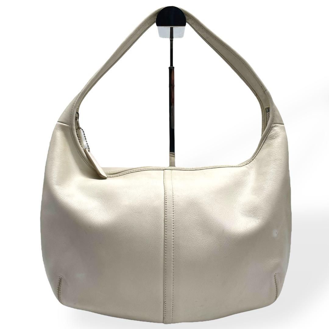 良品 COACH コーチ レザー ワンショルダーバッグ 肩掛け 大容量