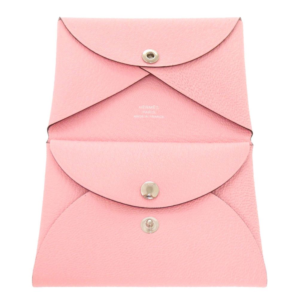 未使用 エルメス カルヴィデュオ シェーブル ローズサクラ K刻印(2025  