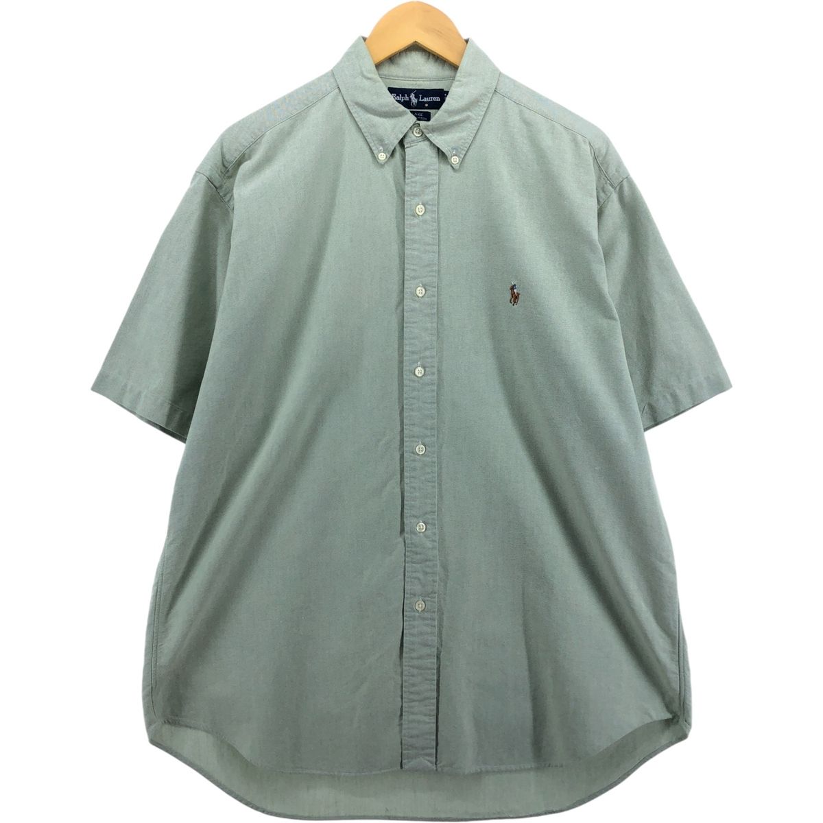 古着 ラルフローレン Ralph Lauren 半袖 ボタンダウンシャツ メンズL相当 /eaa558345 古着 ラルフローレン Ralph Lauren POLO by Ralph Lauren CUSTOM