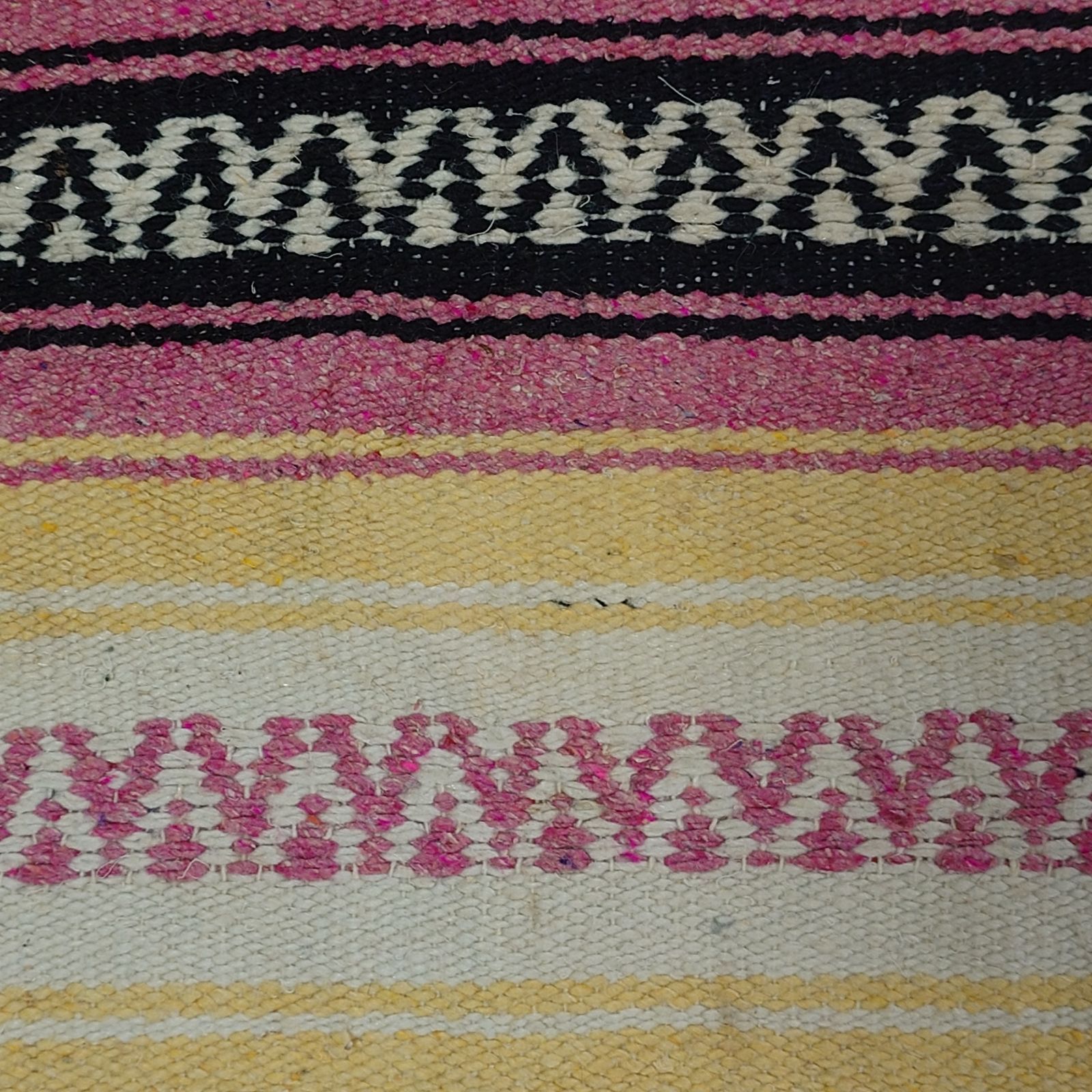 vintageラグ カーペット メキシコ製 メキシカンドビー ボーダー 1377 vintageラグ カーペット メキシコ製 メキシカンドビー ボーダー 1377