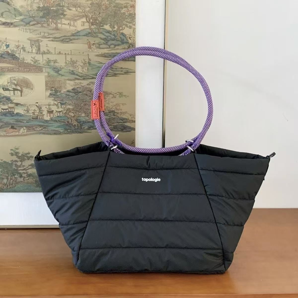 Topologie マルシェトート ミディアム(ストラップ付き)