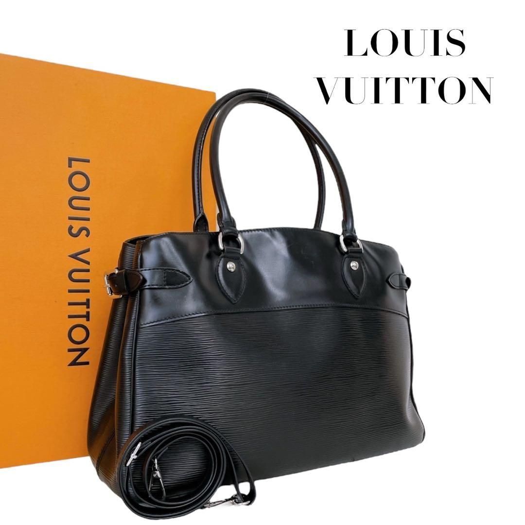 美品】ルイヴィトン エピ トートバッグ ハンド ショルダー 黒 レザー