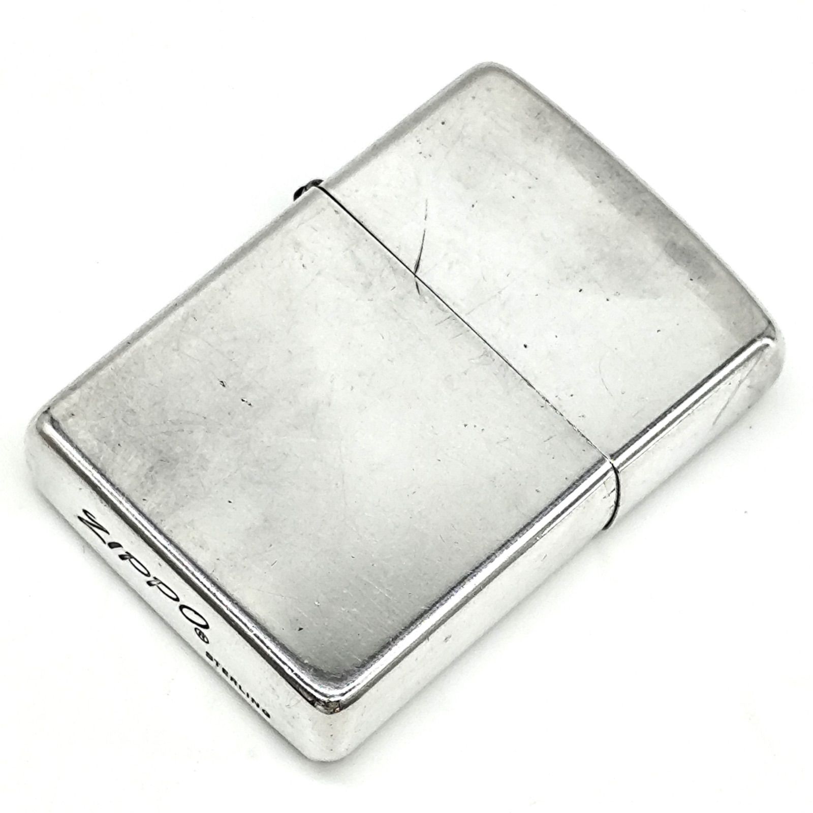 ZIPPO ジッポー オイルライター スターリングシルバー SV925 MADE IN USA 着火確認済 ケース 発火石予備 付き