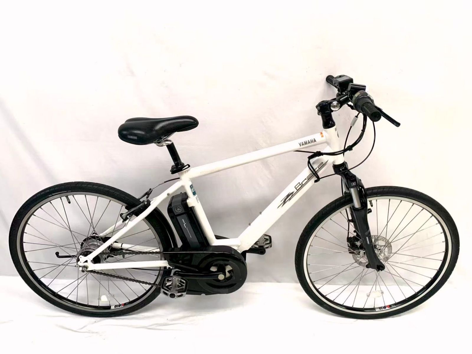 即乘 送料無料 ヤマハ YAMAHA ディスク式 MTB 電動アシスト自転車 GRACE 8.9Ah 1点滅4点灯SHIMANO 内8速 26インチ 動作 済 ZJ9883