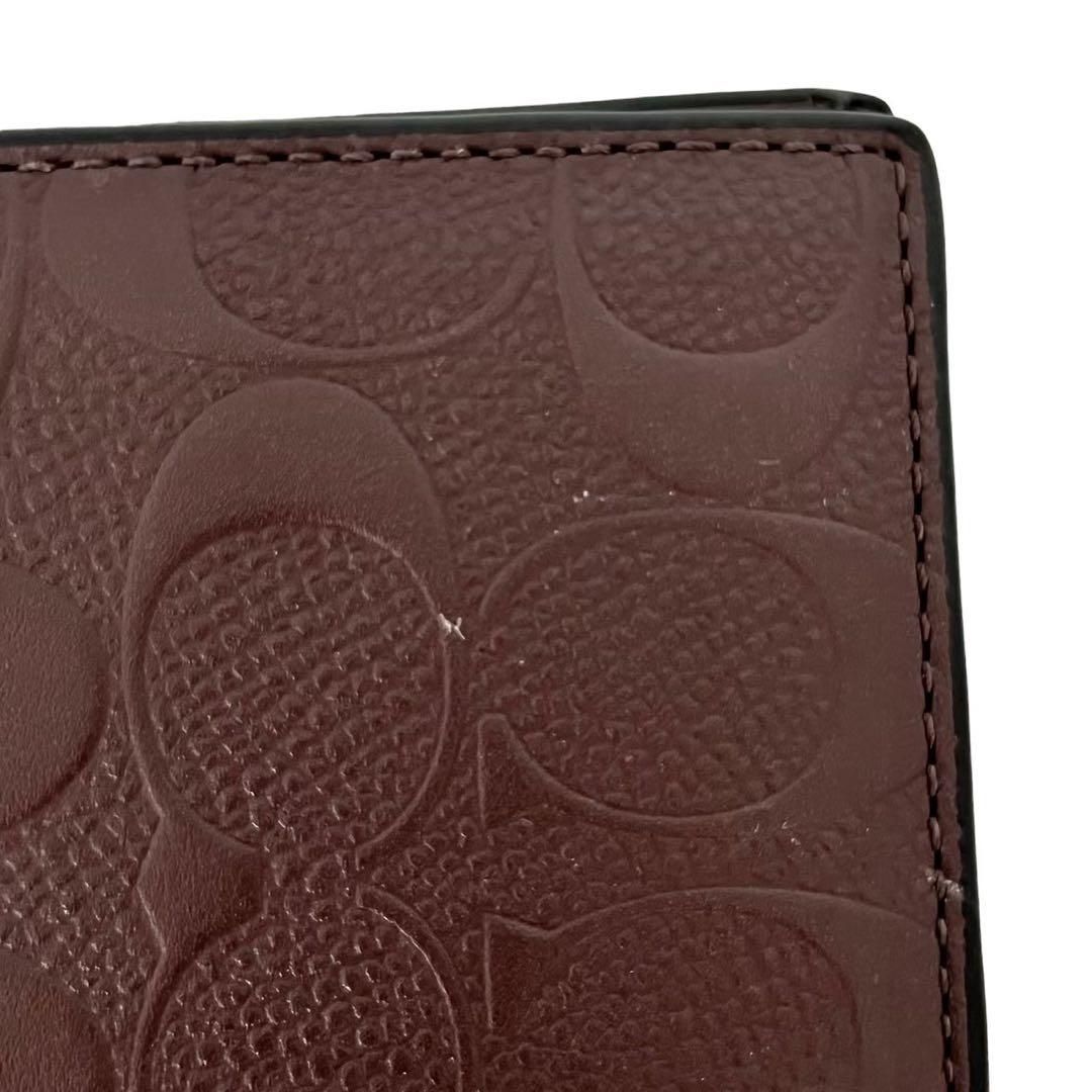 COACH コーチ F75365 シグネチャー 二つ折り 長財布 財布 レザー 