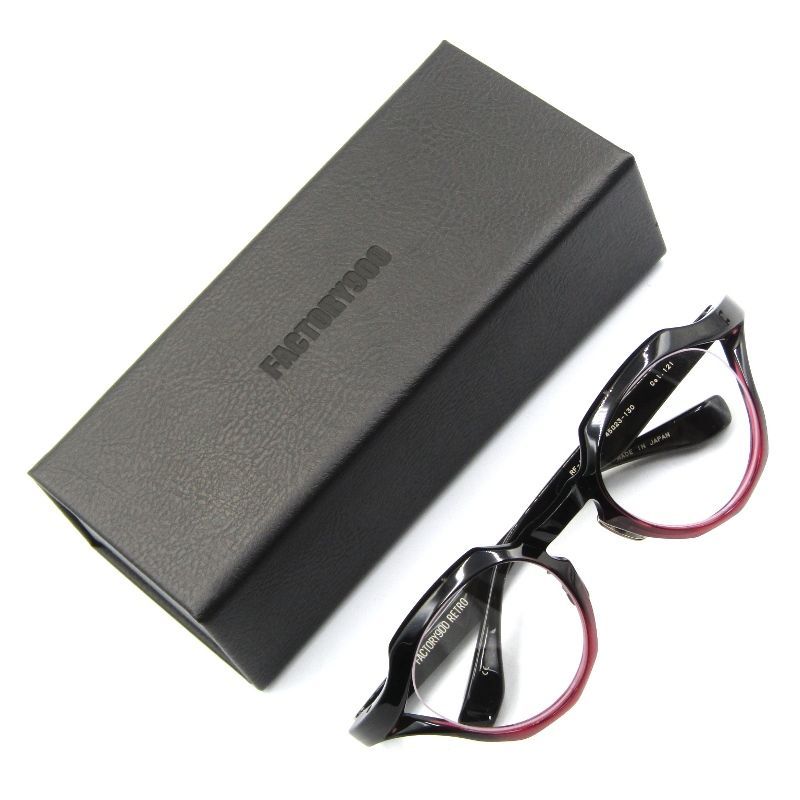 FACTORY900 RETRO ファクトリー900レトロ メガネフレーム RF-141 クラウンパント 121 gray red-purple two-tone65007926