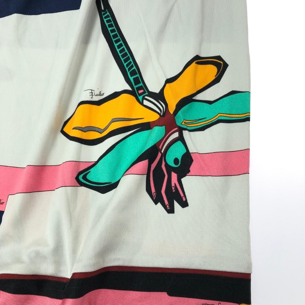専用！　　　　　　　EMILIO PUCCI　スカート　プッチ柄 Emilio Pucci エミリオプッチ 61RV37 イタリア製 シルク