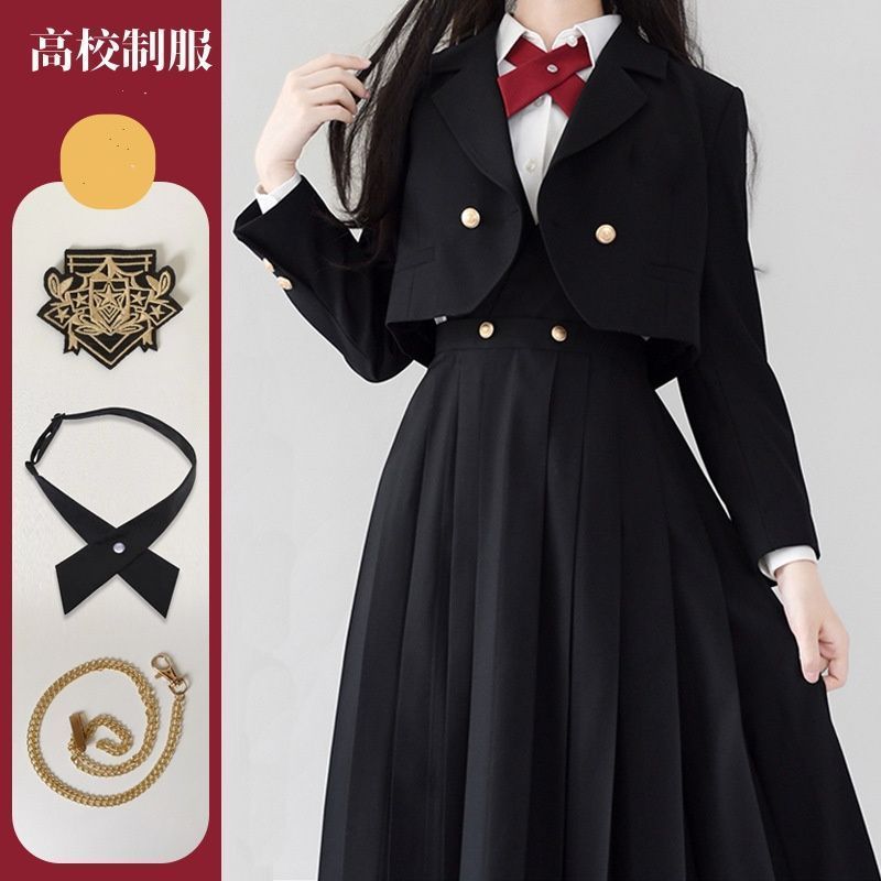 女子高生 制服 レディース 学生服 セーラー服 JK制服 女子高生 高校制服 ジャケット セット リボン ブレザー スカート コスチューム スカート お揃い 卒業式スーツ 成人式 七五三 学園祭 文化祭 おしゃれ 高校生 コスプレ仮装 aizhiy05