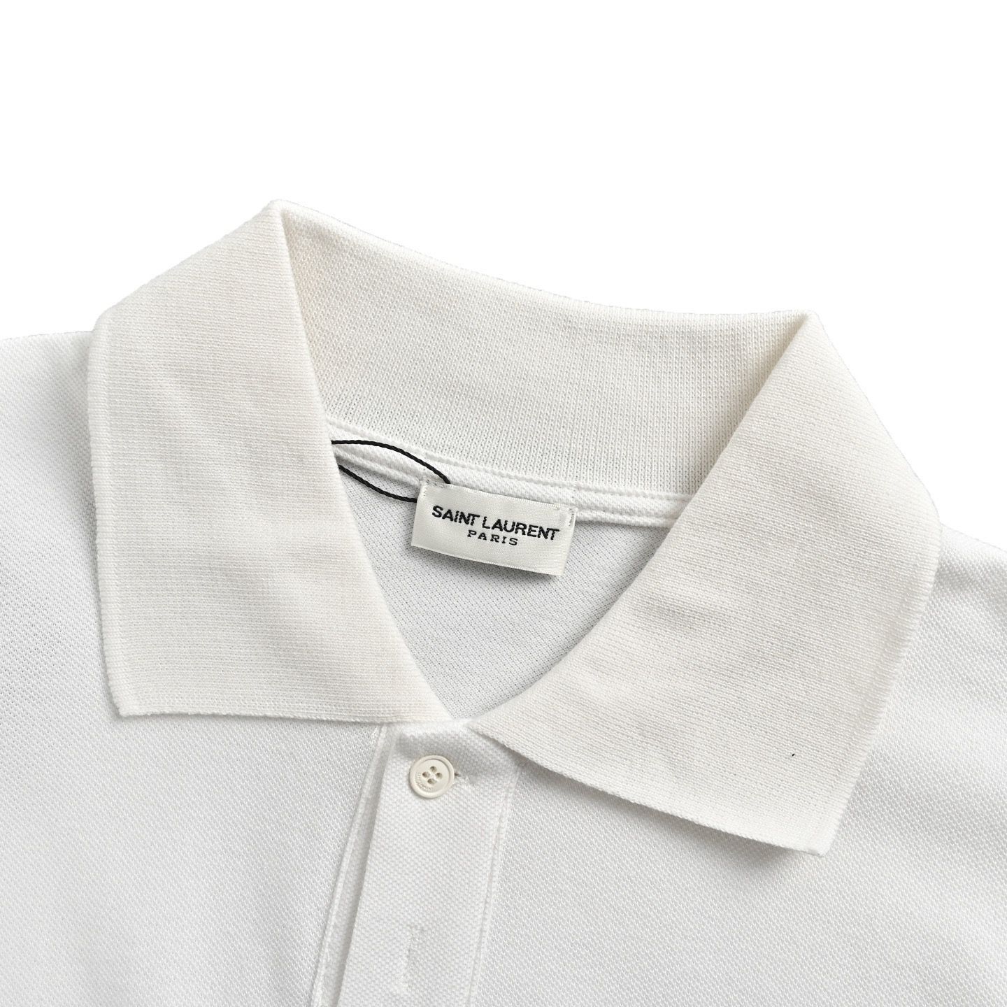 SALE【国内発送】Saint Laurent◆ポップなロゴ入り♪カットソー 今日特価】Saint Laurent SLP 胸ロゴ刺繍ポロ T シャツ - メルカリ