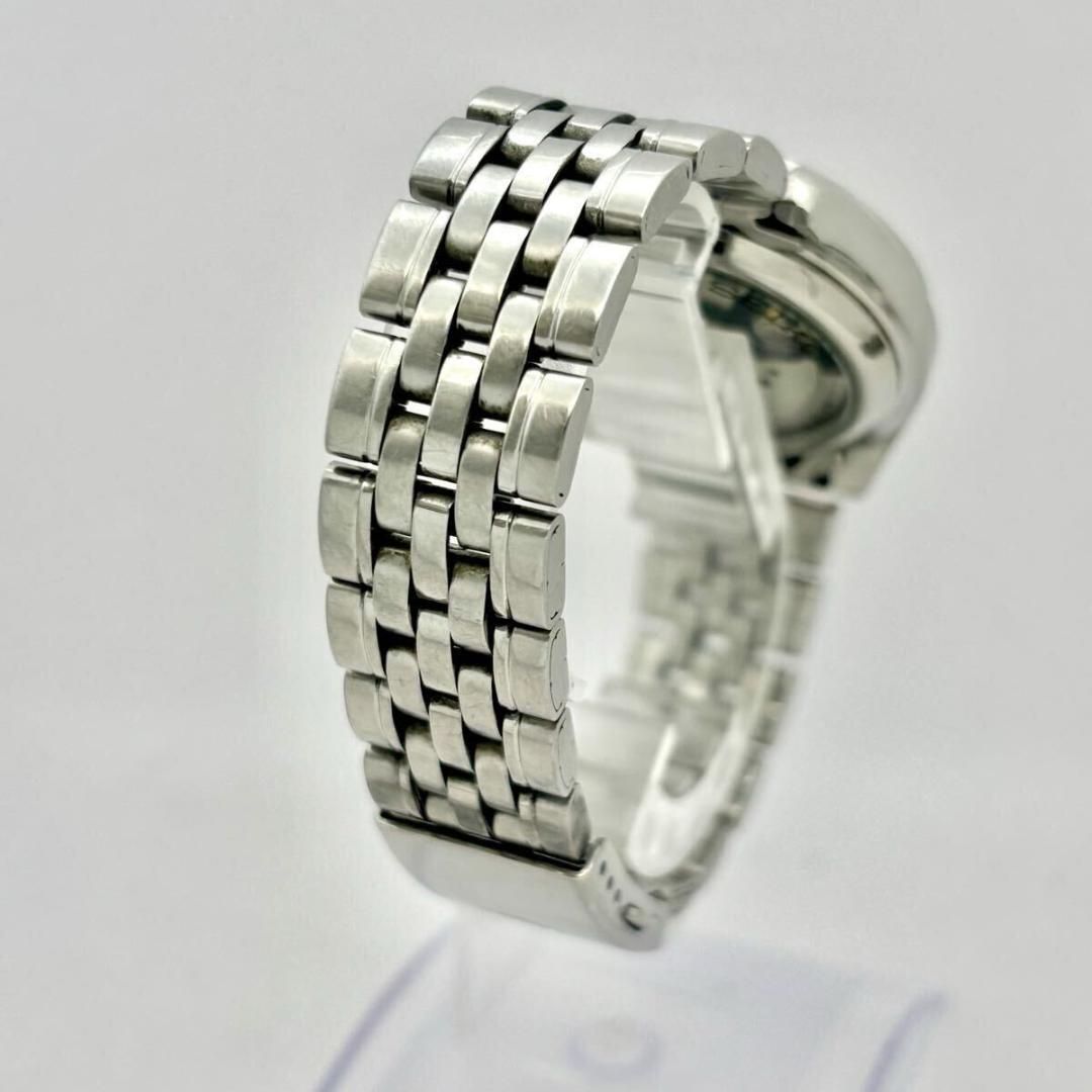 稼働】 SEIKO5 セイコー5 自動巻き メンズ 腕時計 シルバー 裏