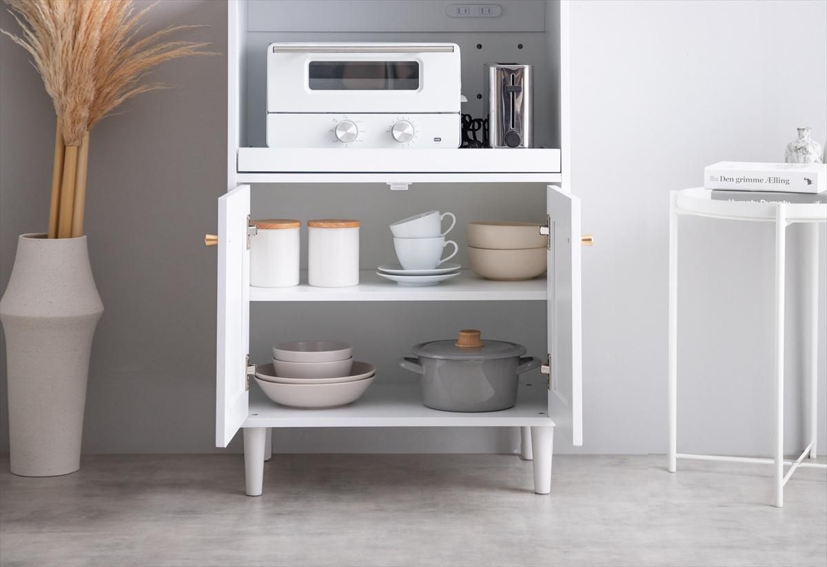 ♪コンパクト レンジボード［幅60cm］ 2024 レンジ台 キッチン収納