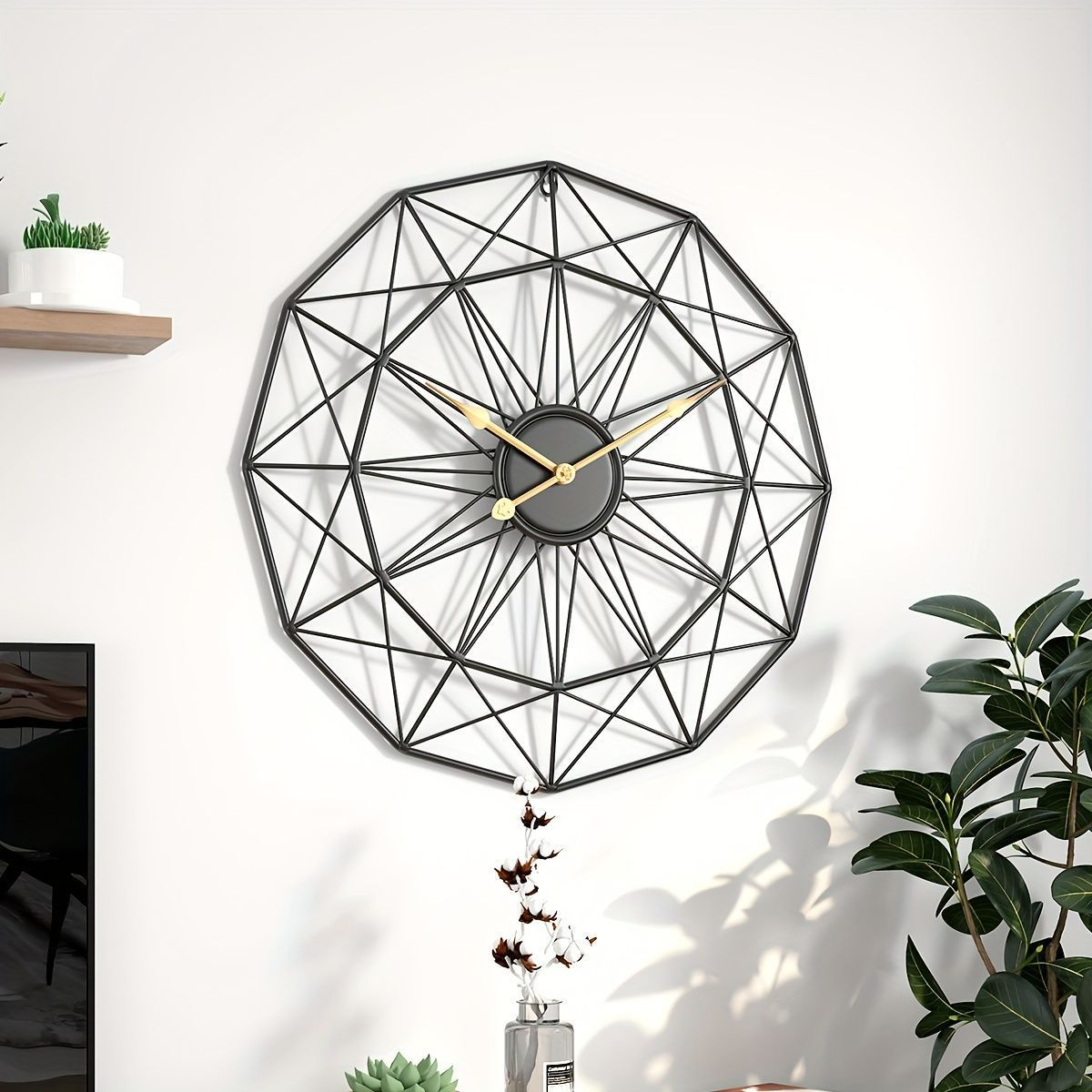 掛け時計 壁掛け ラウンド サイレントクロック 静音設計 単三電池