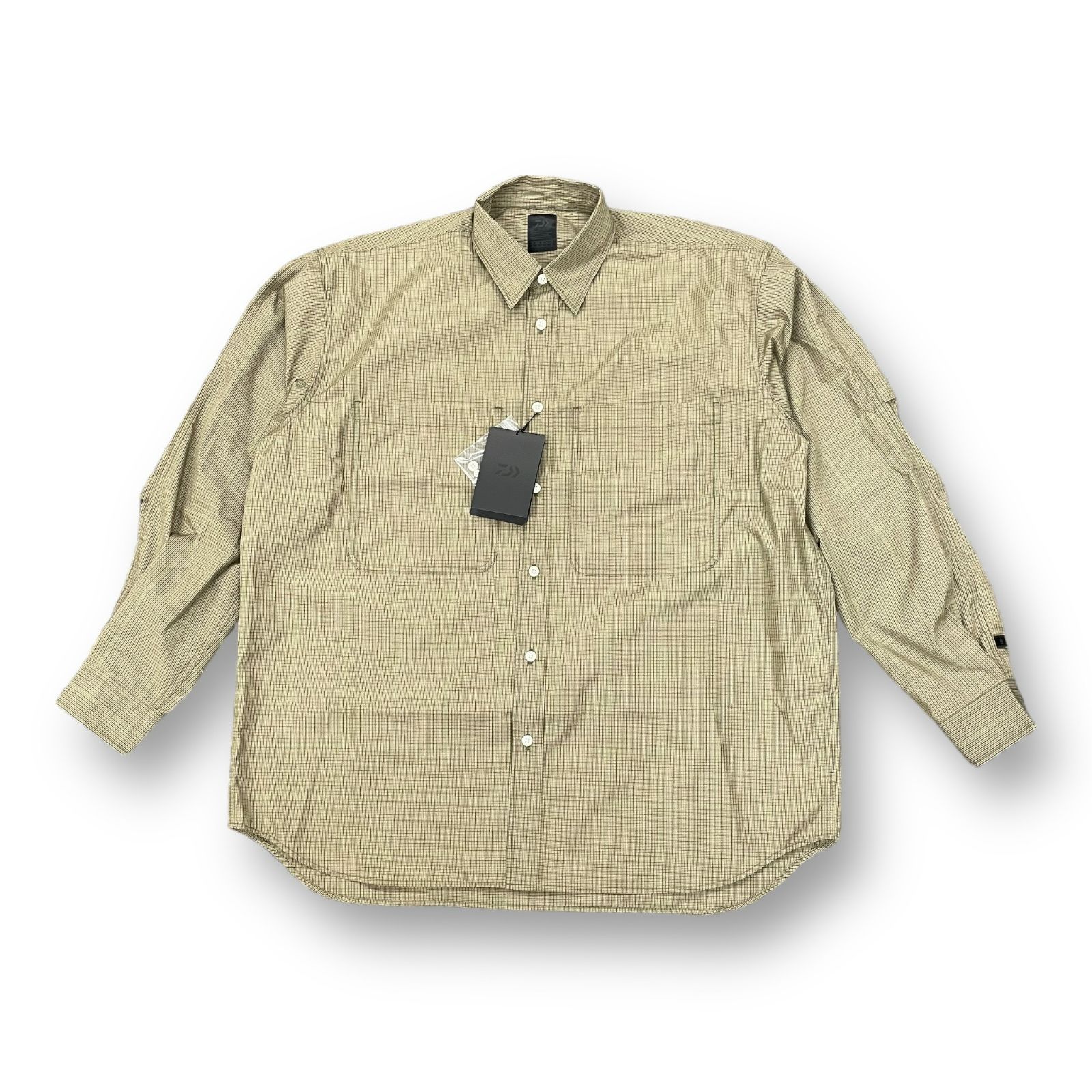 定価16500円 未使用 DAIWA PIER39 22SS TECH WORK SHIRTS L/S テック ワークシャツ ガンクラブチェック  ダイワピア39 BE-86022 M