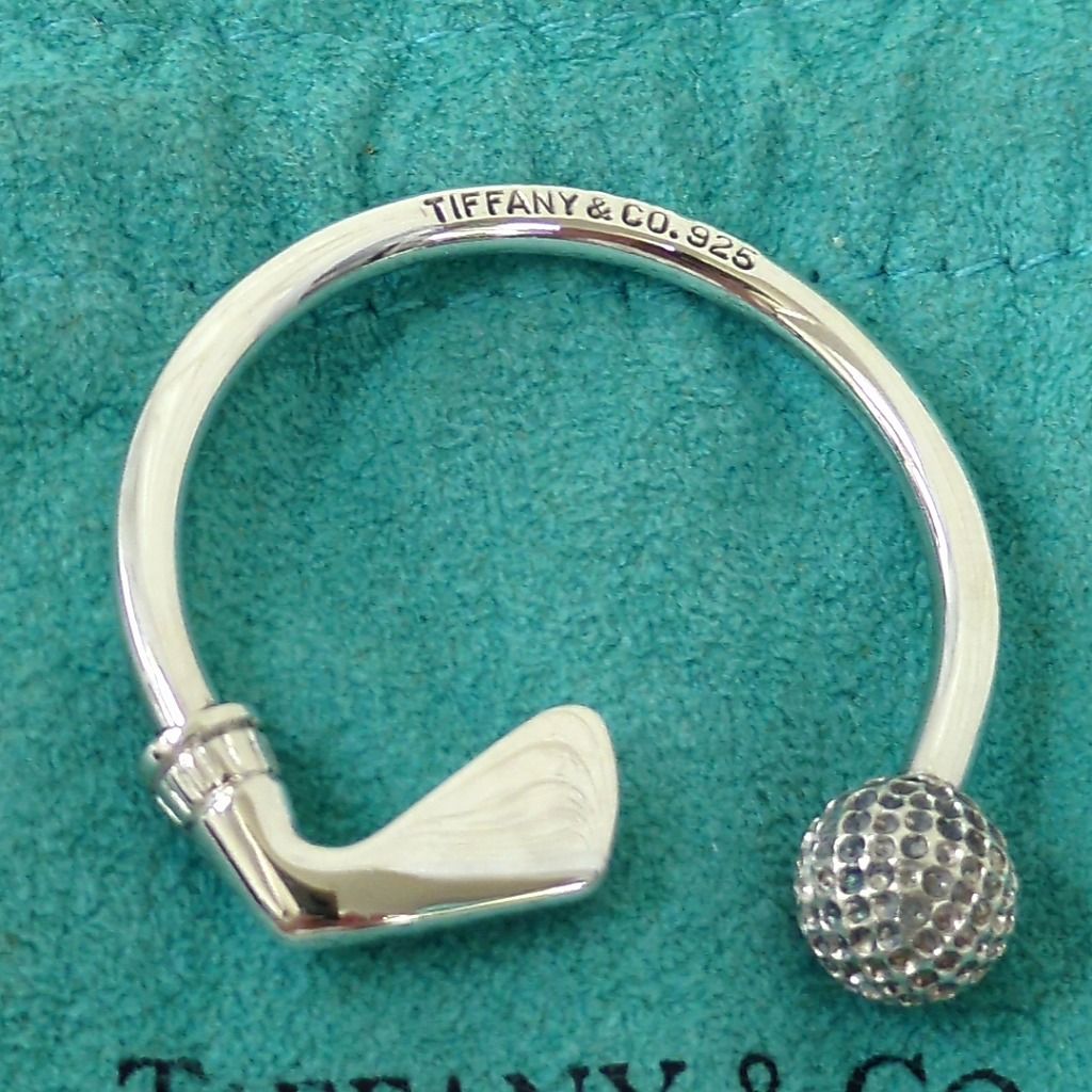 TIFFANY&Co. ティファニー キーリング ゴルフ ティファニー キーリング ゴルフモチーフ クラブ キーホルダー シルバー925