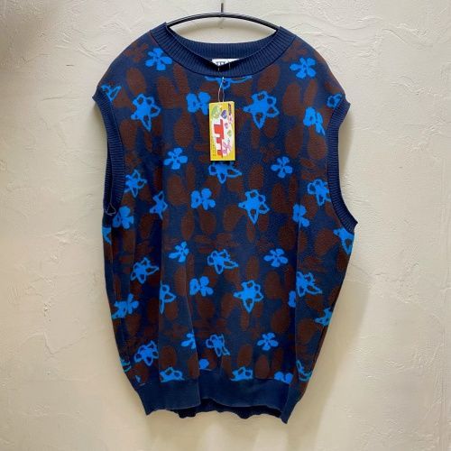 TTT MSW ティー 23SS FLOWER CAMO KNIT VEST SIZE XL 【代官山11 