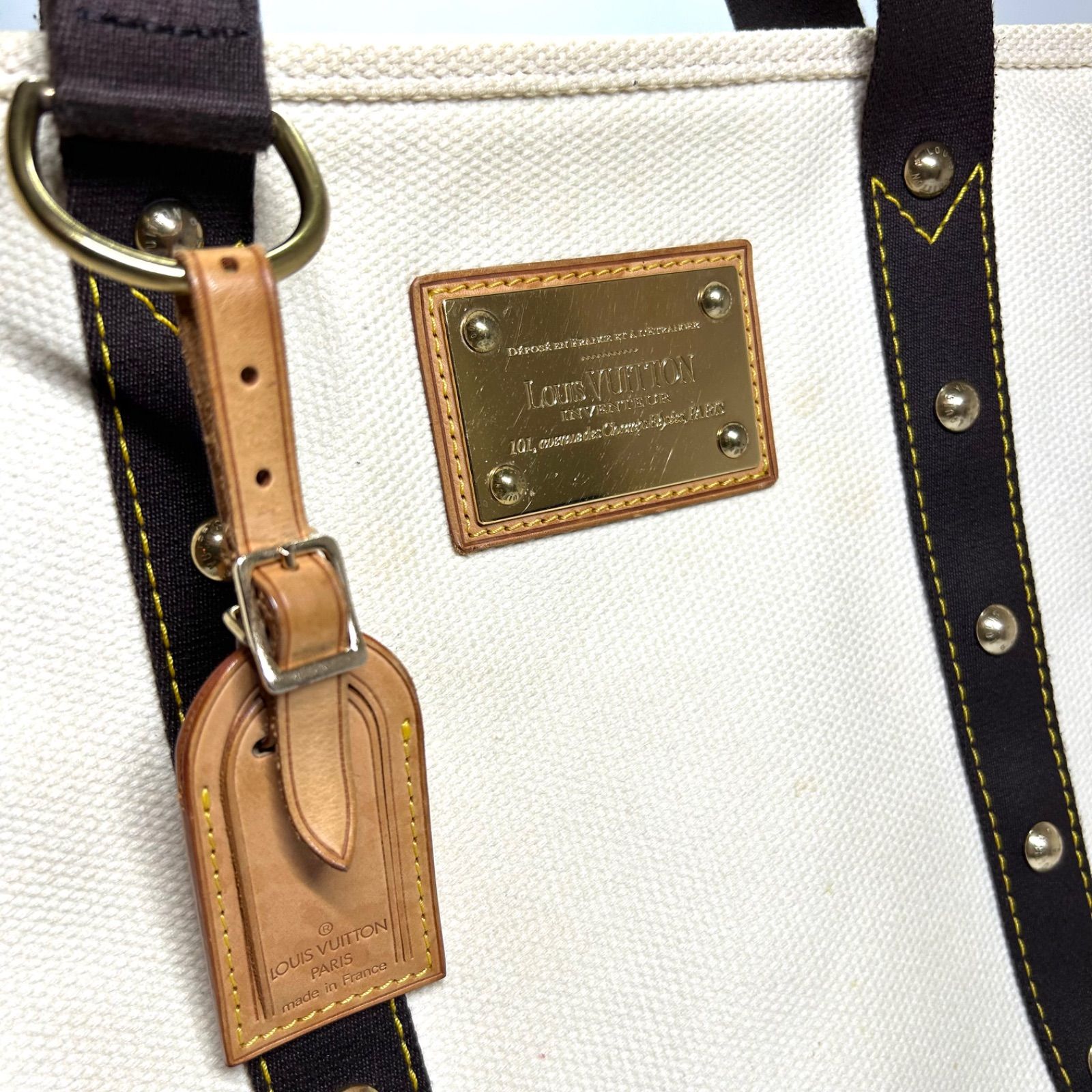 LOUIS VUITTON ルイヴィトン トートバッグ カバ MM キャンバス