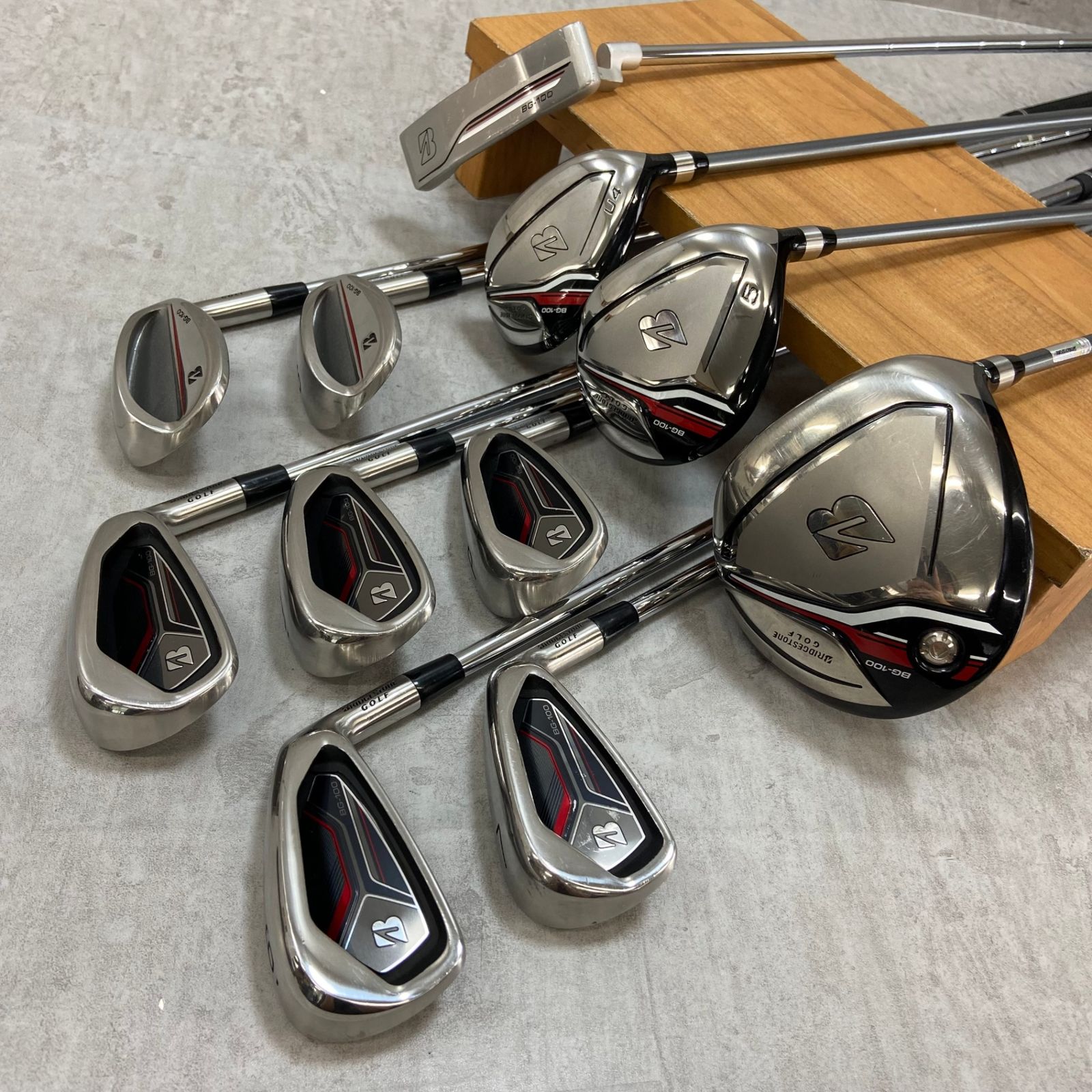 メンズ右】ブリヂストン BG-100 メンズゴルフセット 11本セット 美品
