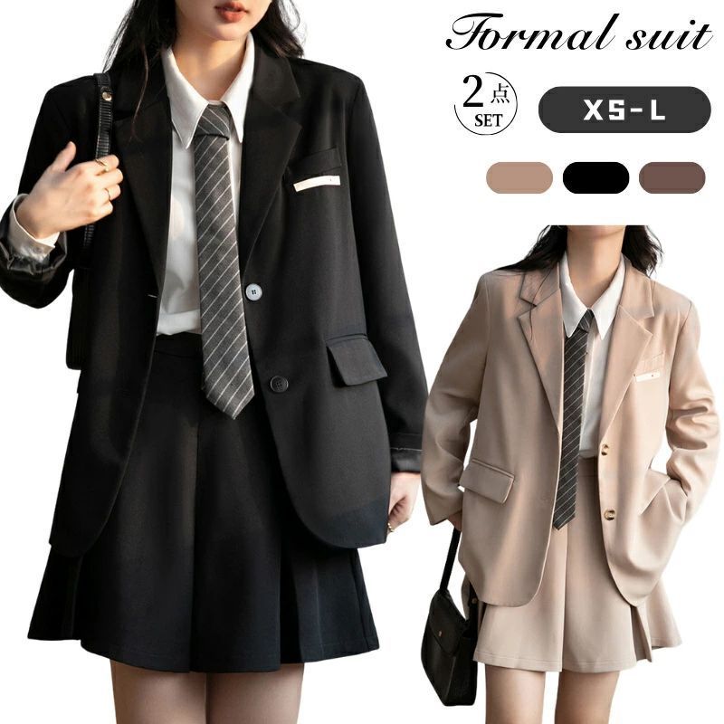 韓国 卒業式 スーツ 女の子 ブレザー スカー ト 小学生 6年生 卒服 制服 高校生 中学生 キッズ レディース フォーマル セットアップ 女子ス