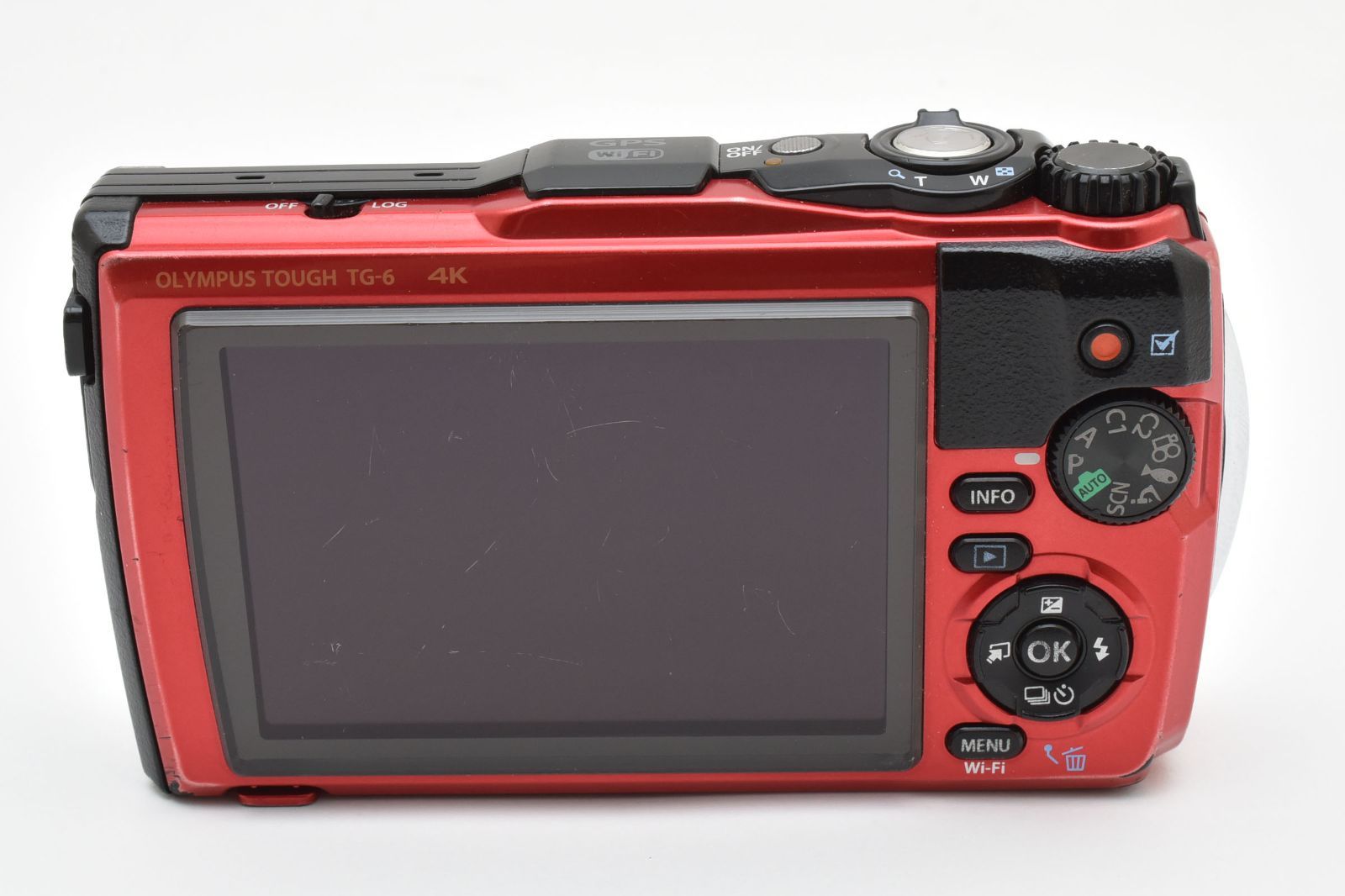 OLYMPUS TOUGH TG-6 4K RED 防水デジタルカメラ 動作品 (2602115 