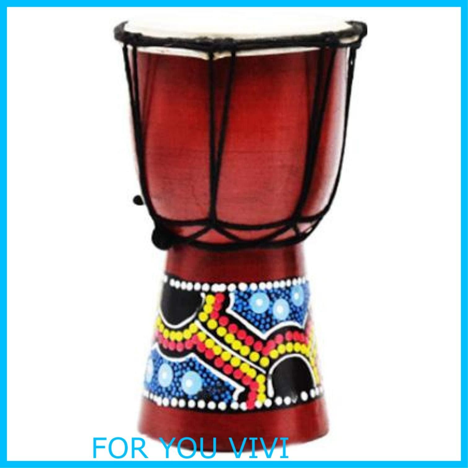 Afroton アフリカ産 打楽器 ジャンベ 約13インチ 良品 Afroton アフリカ産 打楽器 ジャンベ 約13インチ 良品 Afroton