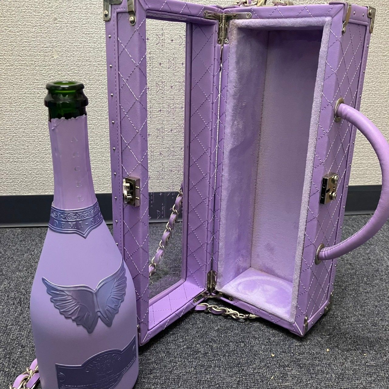 ANGEL CHAMPAGNE エンジェル シャンパン 空き瓶＆ケース まとめ売り